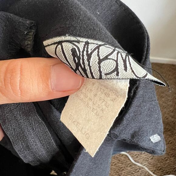 Vintage Black Zebra Print Skirt, Grunge Clubwear Gothic Coquette‎ Medium - Picture 5 of 5